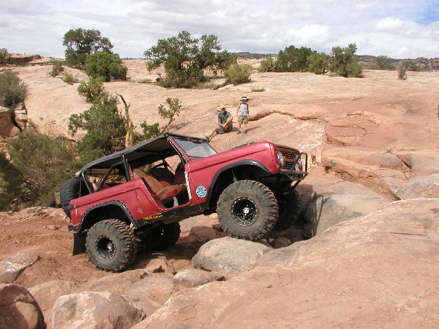 Crazy Larry in Moab on Rusty Nail